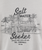 The Salt Water Seeker Mens Bolthole Faded T-Shirt in Faded Bone