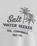 The Salt Water Seeker Mens Bolthole Faded T-Shirt in Faded Bone