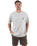 The Salt Water Seeker Mens Bolthole Faded T-Shirt in Faded Bone