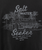 The Salt Water Seeker Mens Bolthole Faded T-Shirt in Faded Coal