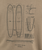 The Salt Water Seeker Mens Blue Print Faded T-Shirt in Faded Khaki