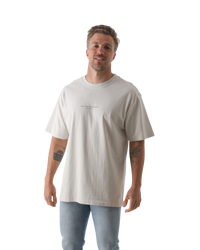 The Salt Water Seeker Mens Hideout T-Shirt in Bone