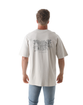 The Salt Water Seeker Mens Hideout T-Shirt in Bone