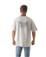 The Salt Water Seeker Mens Hideout T-Shirt in Bone