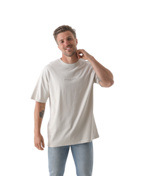 The Salt Water Seeker Mens Hideout T-Shirt in Bone