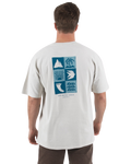 The Salt Water Seeker Mens Island Life T-Shirt in Faded Bone