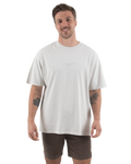 The Salt Water Seeker Mens Island Life T-Shirt in Faded Bone