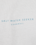 The Salt Water Seeker Mens Island Life T-Shirt in Faded Bone