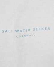 The Salt Water Seeker Mens Island Life T-Shirt in Faded Bone