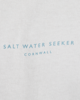 The Salt Water Seeker Mens Island Life T-Shirt in Faded Bone