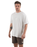 The Salt Water Seeker Mens Island Life T-Shirt in Faded Bone