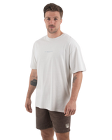 The Salt Water Seeker Mens Island Life T-Shirt in Faded Bone