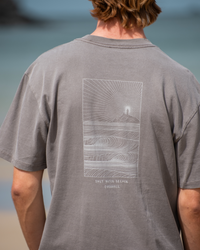 Lighthouse T-Shirt in Faded Grey