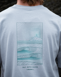 Lighthouse T-Shirt in Faded Powder