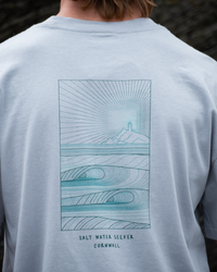 Lighthouse T-Shirt in Faded Powder