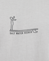 The Salt Water Seeker Mens Logger T-Shirt in Faded Bone
