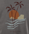 The Salt Water Seeker Mens Polzy T-Shirt in Faded Grey