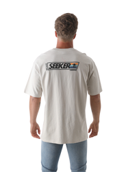 The Salt Water Seeker Mens Seeker T-Shirt in Bone
