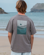 Shades T-Shirt in Faded Grey