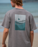 Shades T-Shirt in Faded Grey