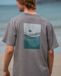 Shades T-Shirt in Faded Grey