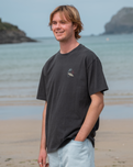 Surf Supply T-Shirt in Faded Coal