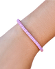 Seascape Vinyl Disc Bracelet in Violet Sunrise