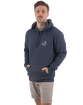 Bolthole Hoodie in Petrol Blue