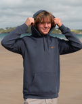 Forecast Hoodie in Petrol Blue