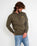 The Salt Water Seeker Mens Good Vibes Hoodie in Army