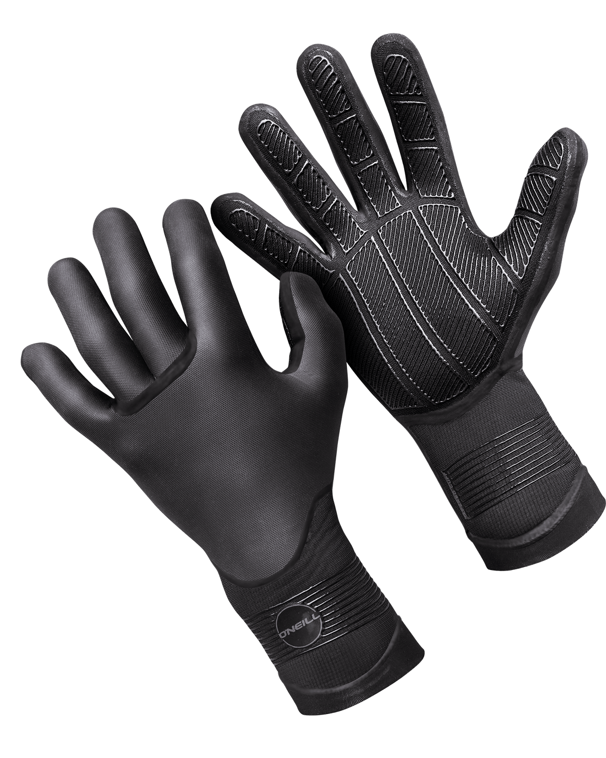 The O'Neill Psycho Tech 3mm Wetsuit Gloves in Black