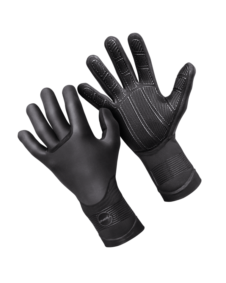 The O'Neill Psycho Tech 5mm Wetsuit Gloves in Black