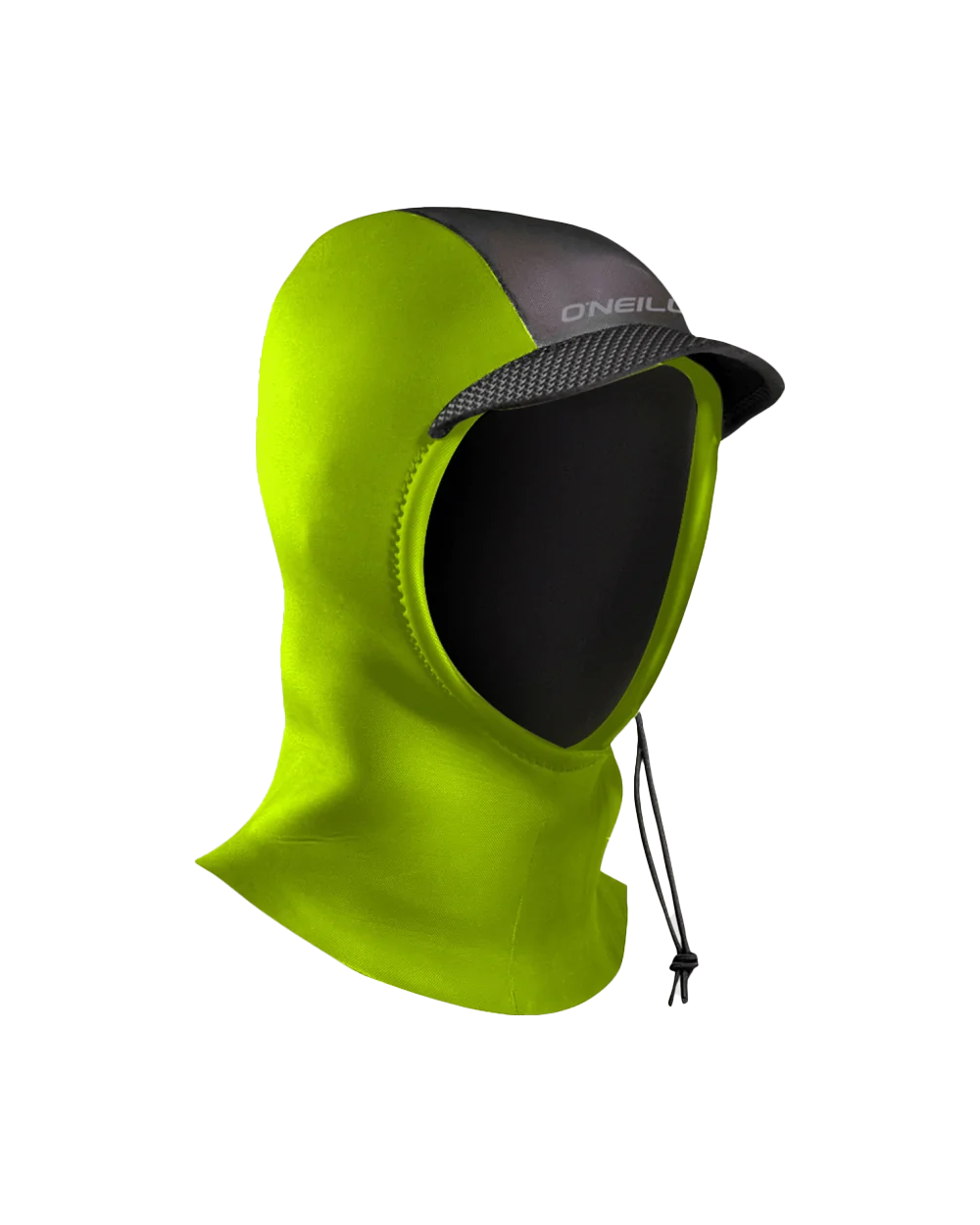 The O'Neill Junior Psycho 3mm Wetsuit Hood in Dayglo Green