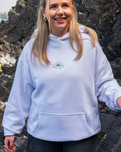 Polzeath Arch Hoodie in White