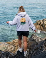 Polzeath Arch Hoodie in White