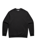 The AS Colour Mens Relax Faded Crew Sweatshirt in Faded Black