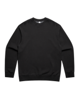 The AS Colour Mens Relax Faded Crew Sweatshirt in Faded Black