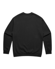 The AS Colour Mens Relax Faded Crew Sweatshirt in Faded Black