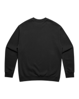 The AS Colour Mens Relax Faded Crew Sweatshirt in Faded Black