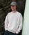 Abstract Sweatshirt in Faded Bone