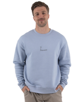 Logger Sweatshirt in Faded Powder