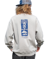 The Salt Water Seeker Mens Signz Sweatshirt in Bone