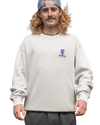 The Salt Water Seeker Mens Signz Sweatshirt in Bone