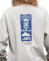 The Salt Water Seeker Mens Signz Sweatshirt in Bone