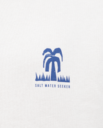 The Salt Water Seeker Mens Signz Sweatshirt in Bone