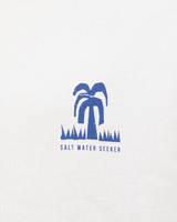 The Salt Water Seeker Mens Signz Sweatshirt in Bone