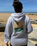Polzeath Arch Hoodie in Faded Powder Blue