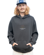 The Salt Water Seeker Mens Demiray Hoodie in Faded Black