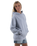 The Born by the Sea Womens Divine Hoodie in Faded Powder Blue