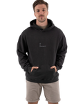Logger Hoodie in Faded Black